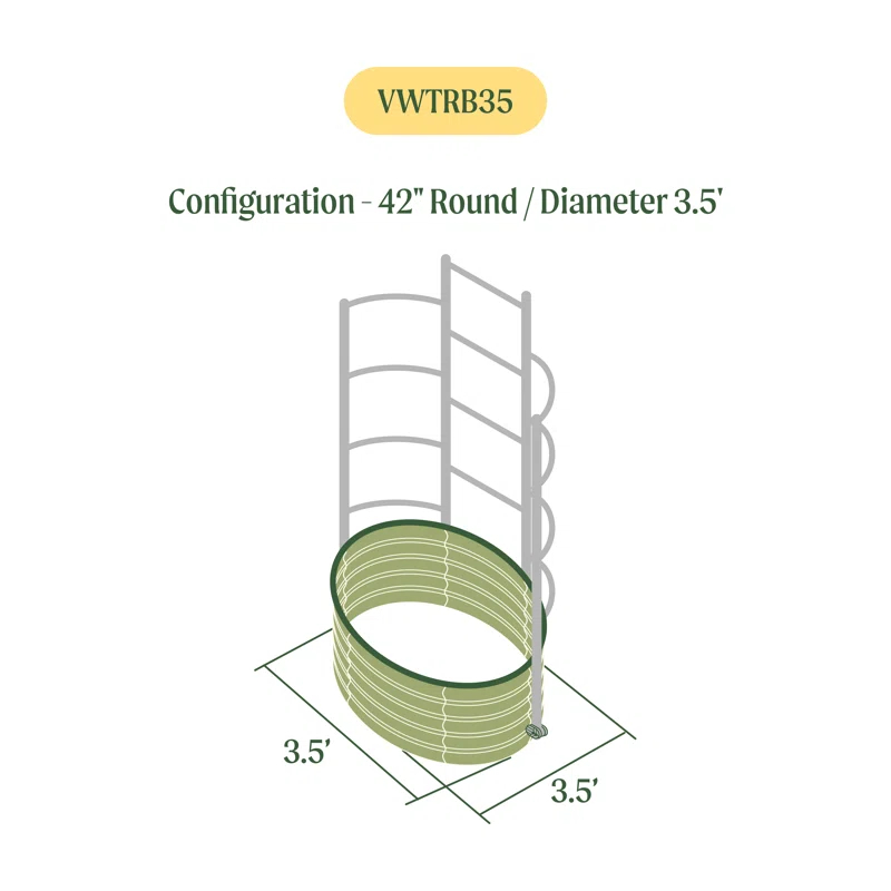 Add Ons 71'' H Metal Lattice Panel Trellis