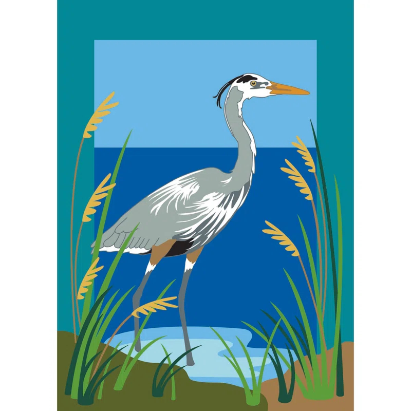 Dicksons Inc Double Sided 18'' H x 13'' W Polyester Animal Garden Flag