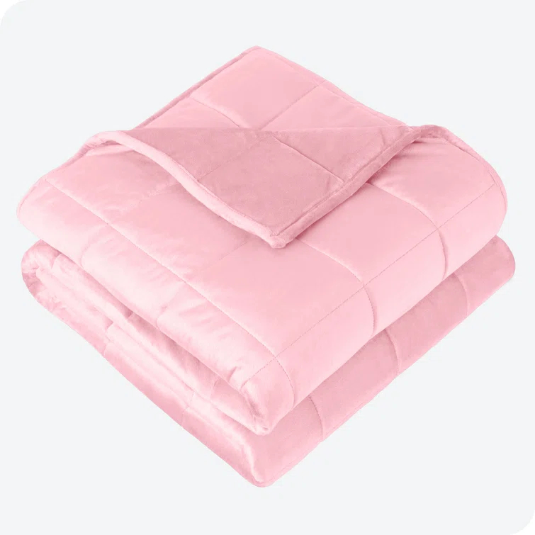 Bare Home Minky Fleece Weighted Blanket