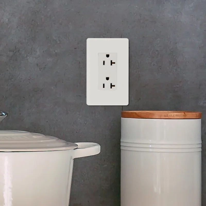 Faith SSRE4-WH-10 20 Tamper Resistant Decorator Outlet
