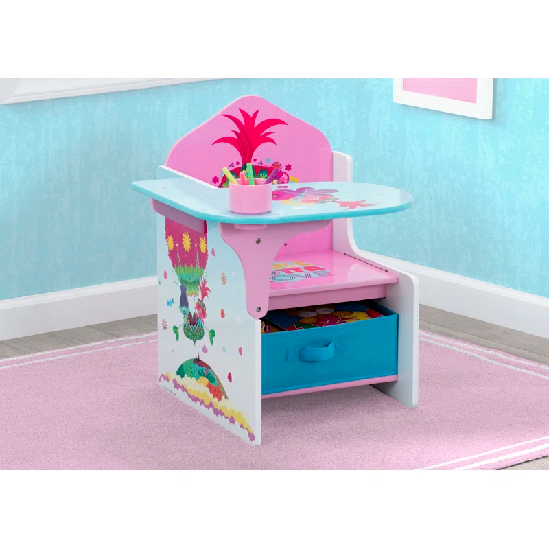 Trolls World Tour 23" Art Desk with Storage Bin