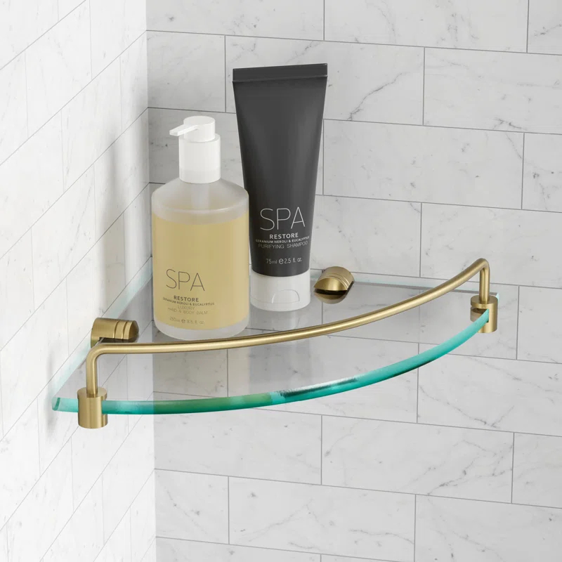 Kraus Elie Triangle Metal Corner Shelf