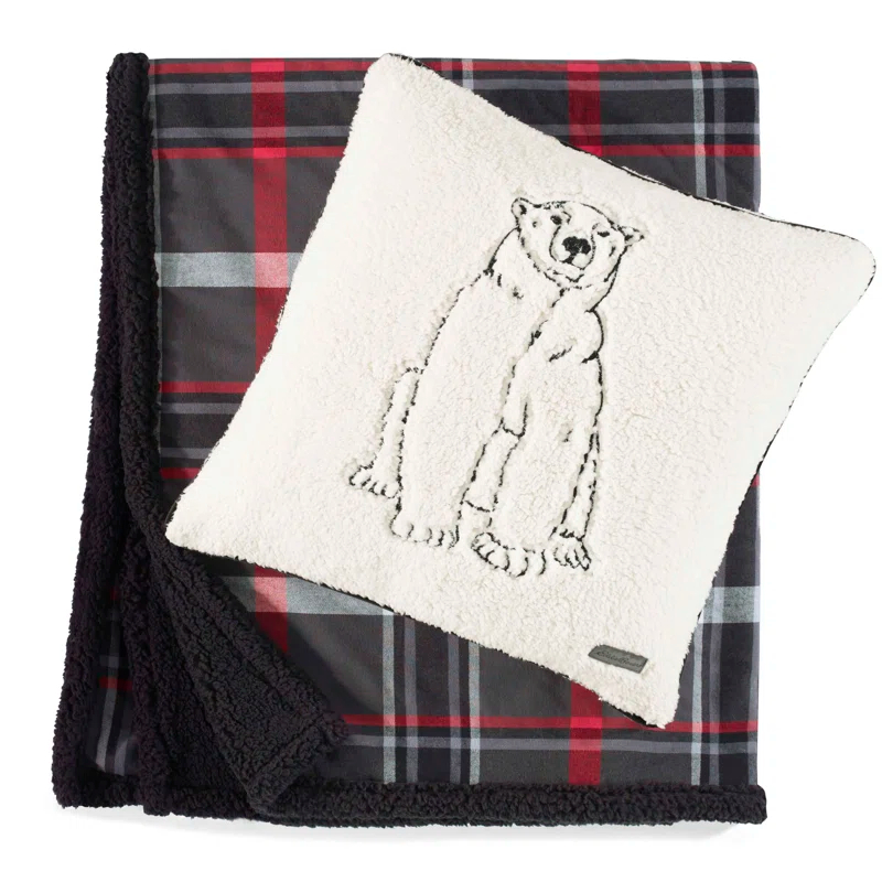 Eddie Bauer Eddie Bauer Cozy Polar Bear Throw Pillow