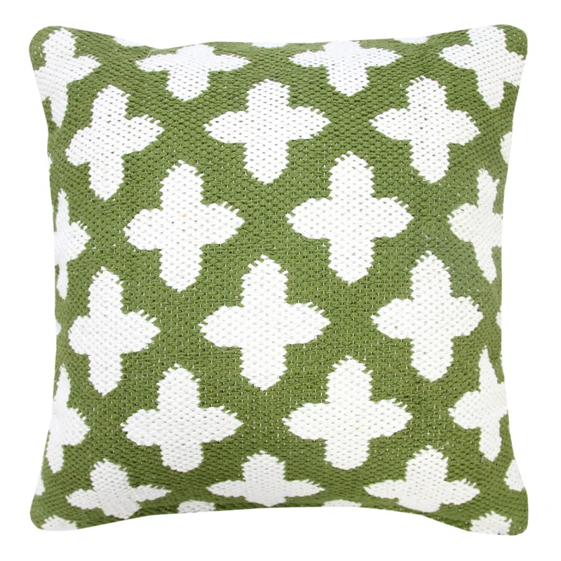 Rajani Home Motiff Geometric Cotton Pillow Cover