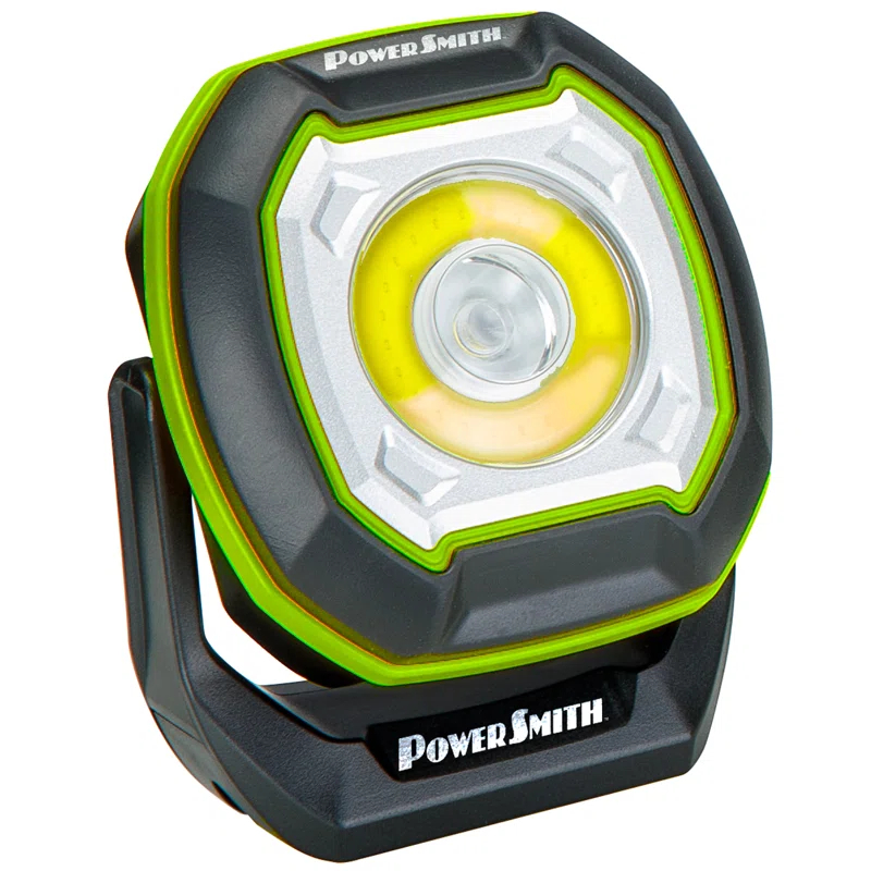 PowerSmith 800 Lumen Rechargeable Hand-Held Flashlight, LED Spot and Flood Light