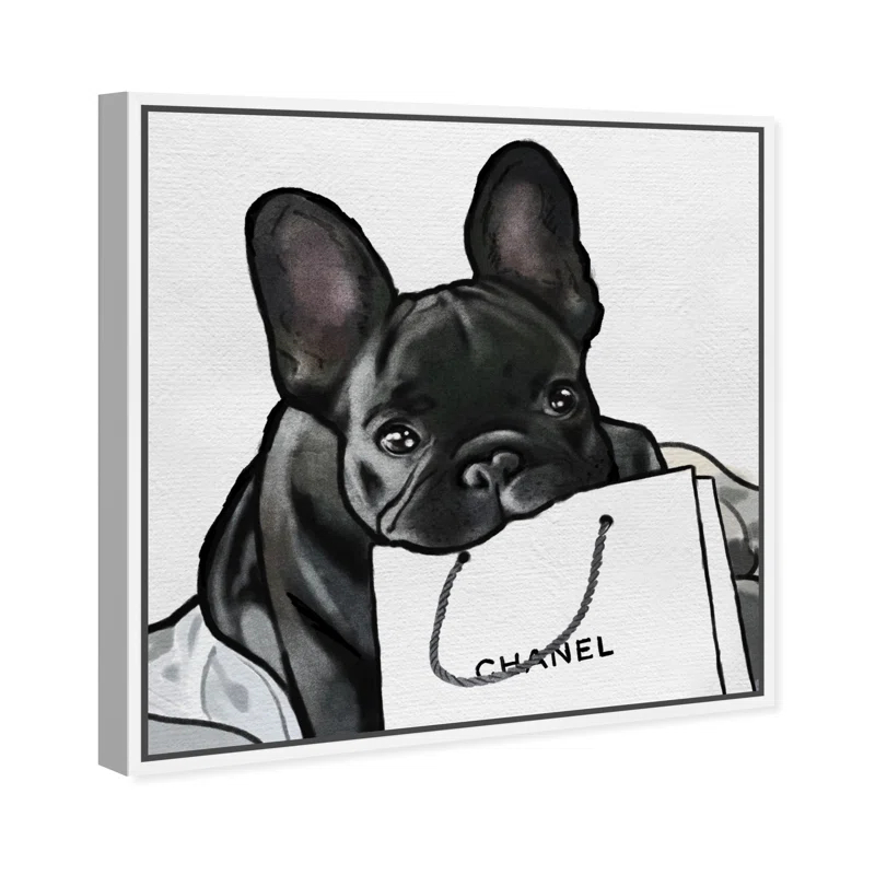 Oliver Gal Prints French French French by Oliver Gal - Graphic Art on Canvas