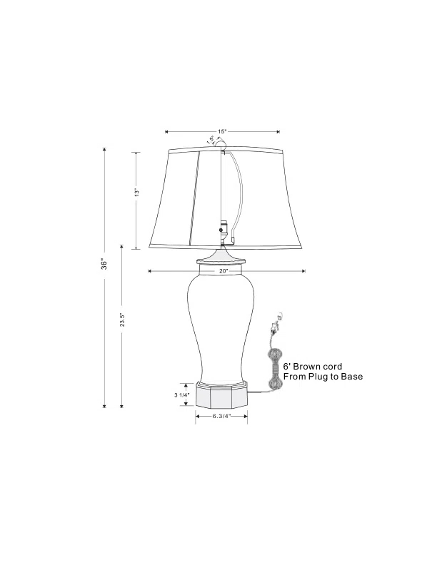 Port 68 Windsor Table Lamp