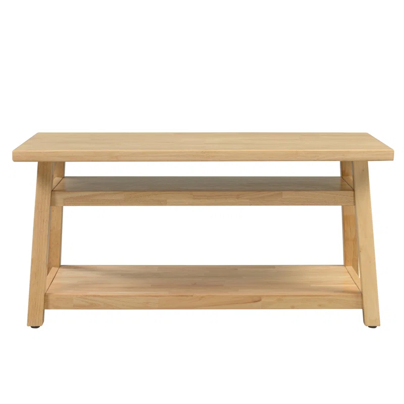 ECR4Kids ECR4Kids Sit n' Stash Rectangular Table, Classroom Storage, Natural