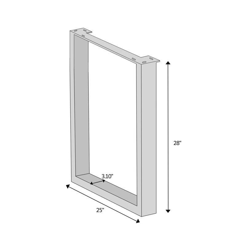 Brooks 92" Rectangular Americano Acacia Wood and Brass Dining Table