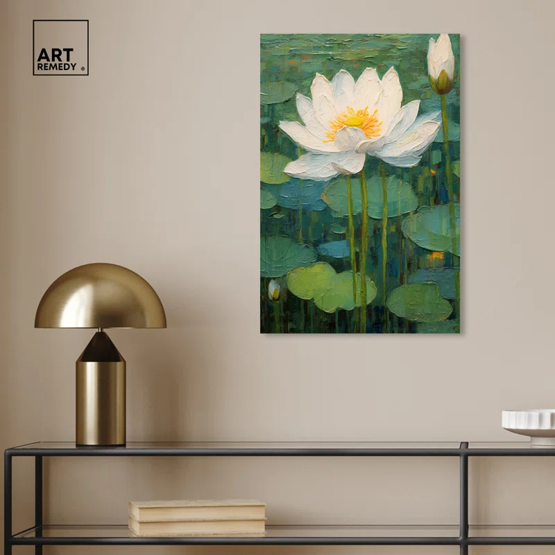 Art Remedy Art Remedy This Is My Waterlily Framed Impressionism 53041