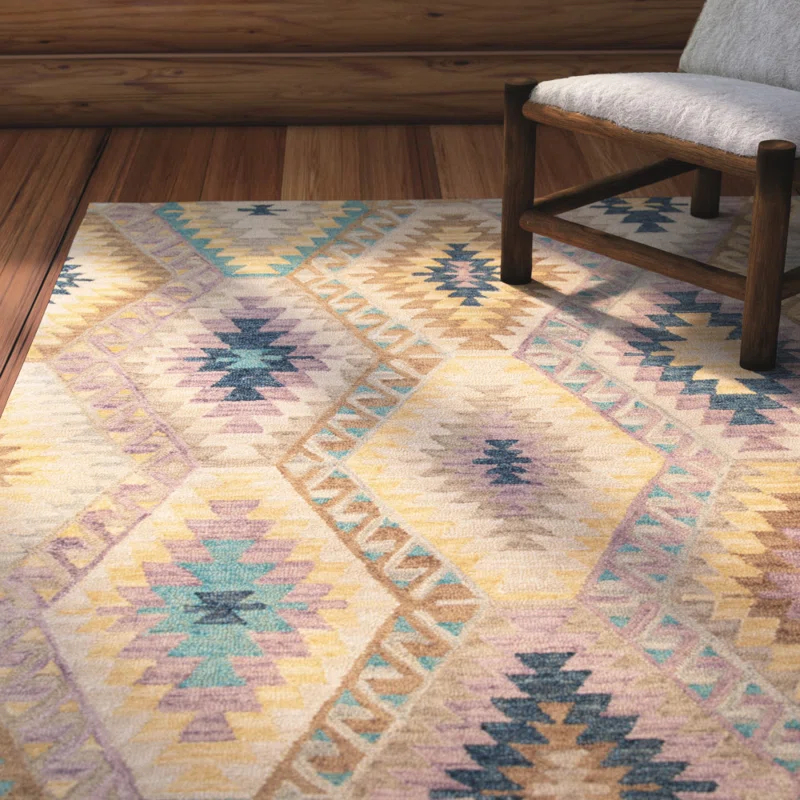 Union Rustic Pigg Wool Southwestern Rug