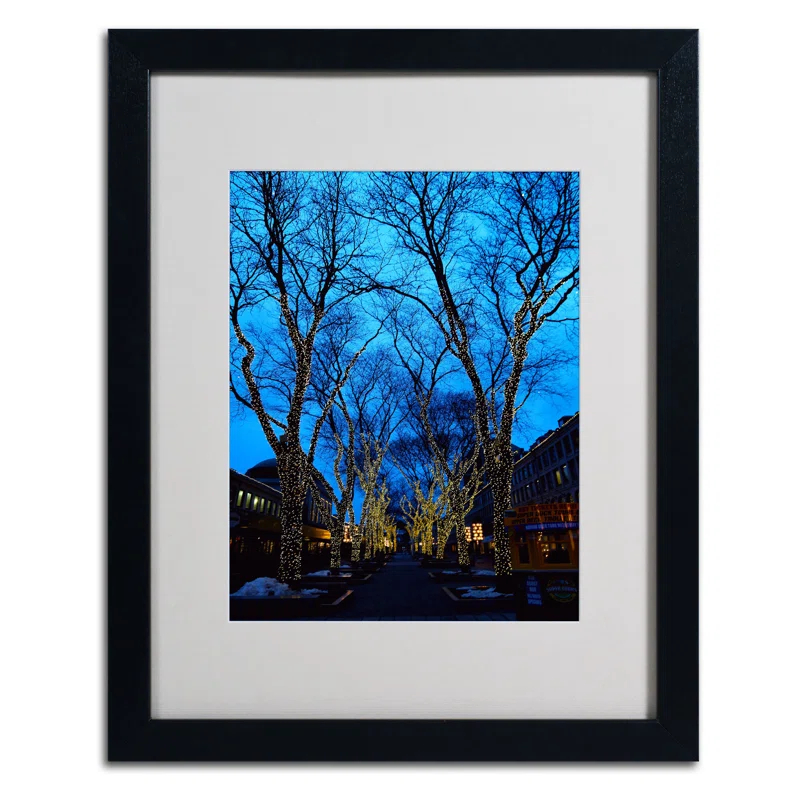 Trademark Fine Art "Boston 2" by CATeyes Framed Photographic Print