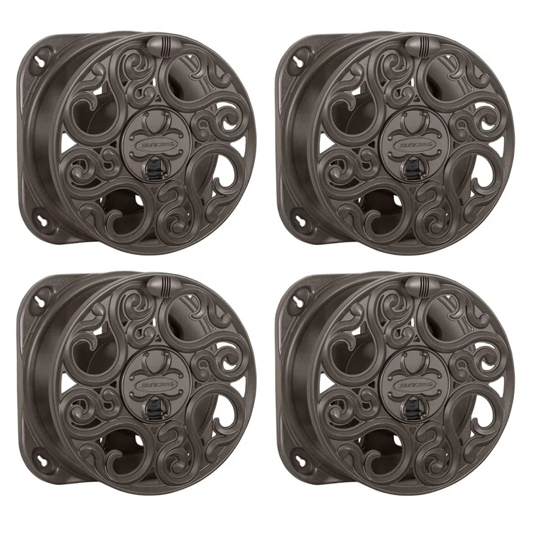 Suncast Plastic Wall Hose Reel (Set of 4)