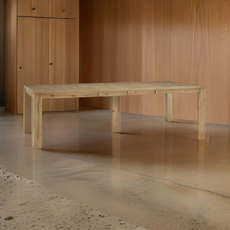 Loon Peak® Biseye Solid Wood Base Dining Table