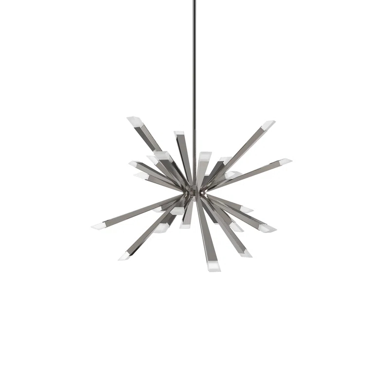 Blackjack Lighting Starburst 29" Single Tier Chandelier
