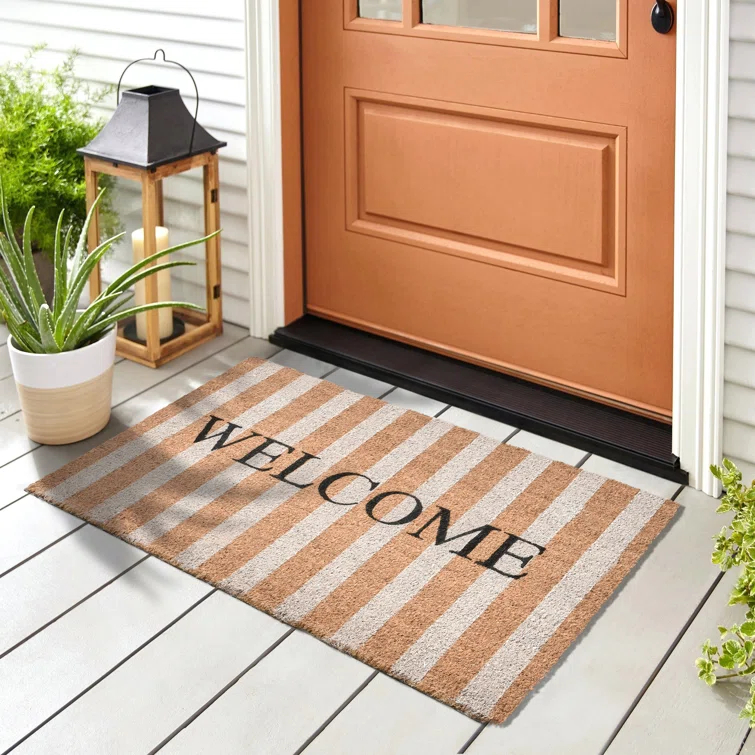 Striped Outdoor Doormat