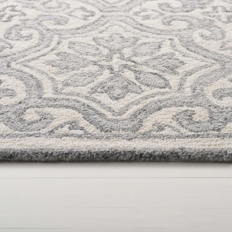 Lauren Ralph Lauren Lauren Ralph Lauren Hand Tufted Wool & Cotton Damask Rug