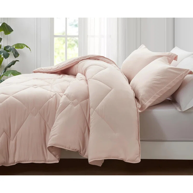 Chezmoi Collection Logan Solid Comforter Set