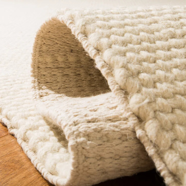 Handmade Tufted Wool Stripe Rectangular 6' x 9' Rug