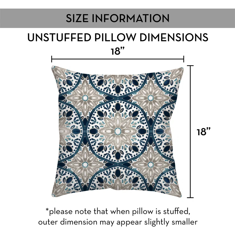 Designs Direct Creative Group Geometric Indoor/Outdoor Throw Pillow