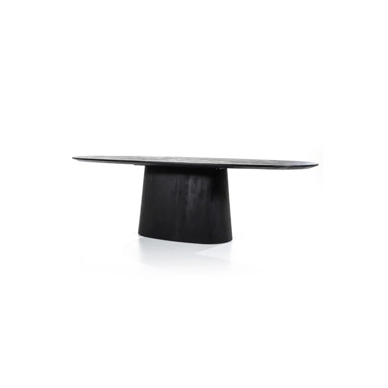 Eleonora Aron Oval Solid Wood Top Dining Table