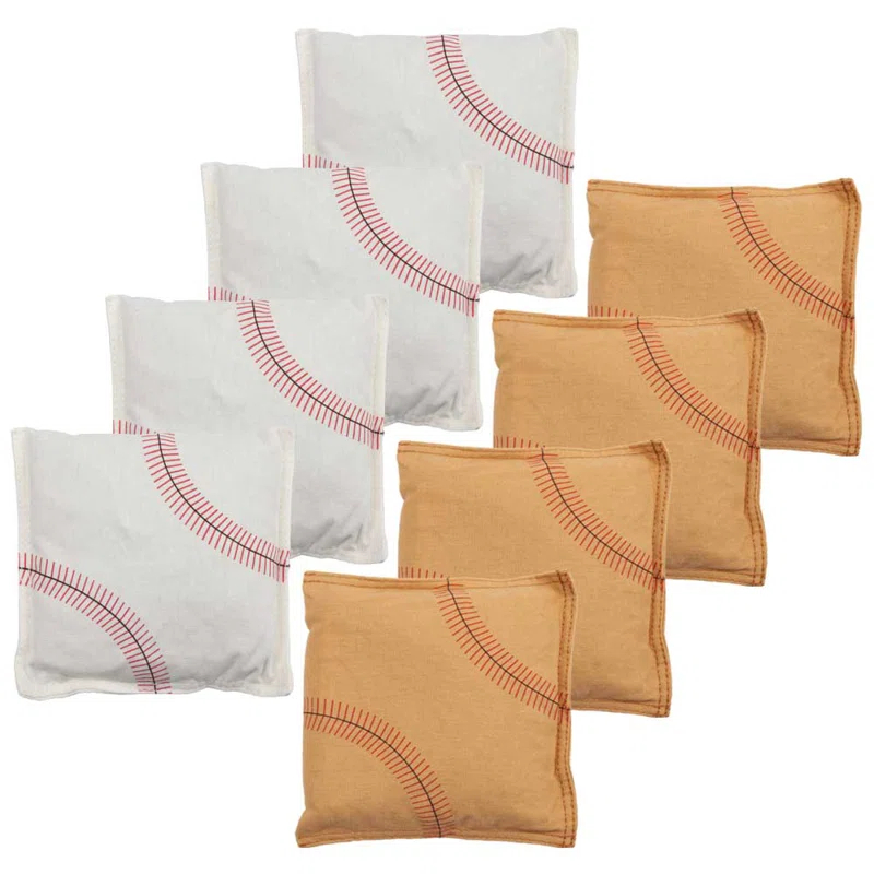 Regulation Size and Weight Cornhole Bean Bags for Cornhole Board Toss Game (Set of 8)