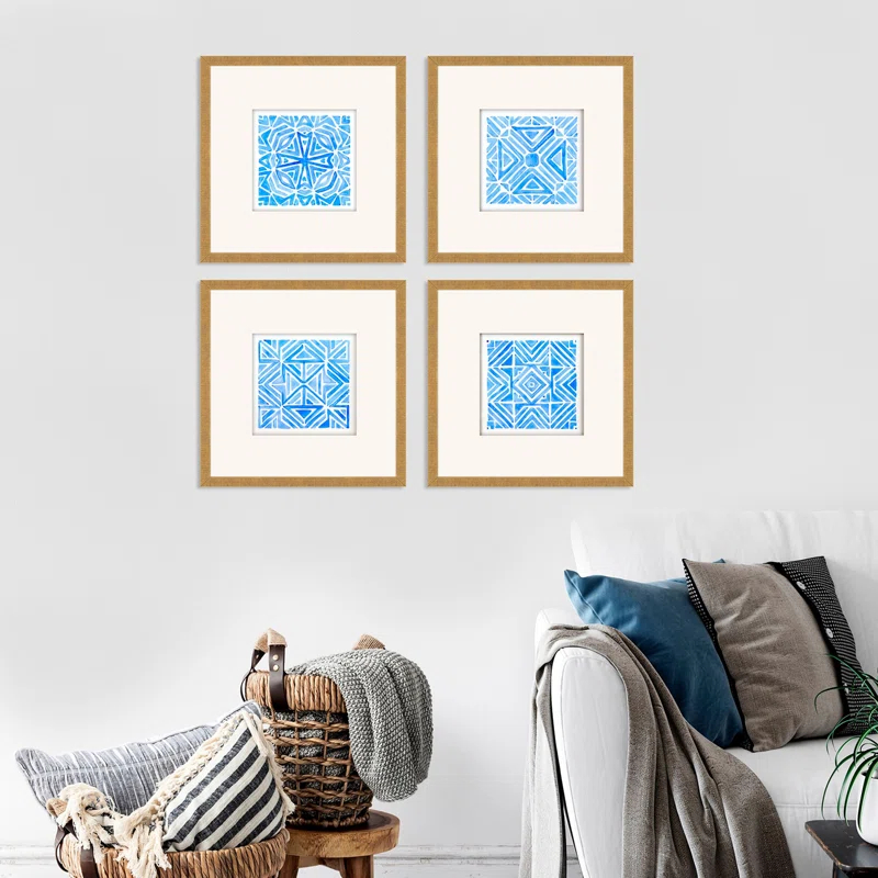 Paragon " Indigo Geo S/4 " by Inspire Studio 4 - Pieces