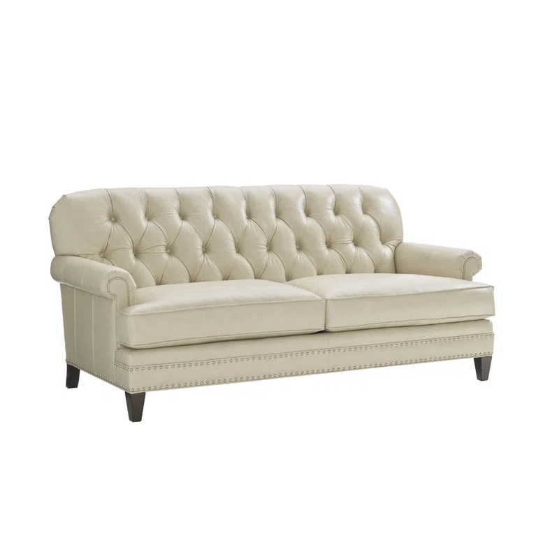 Oyster Bay Hillstead Leather Settee