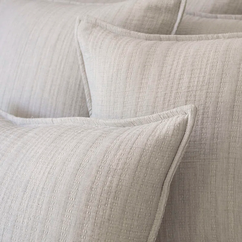 Payton Cotton Pick Stitch Quilt Set