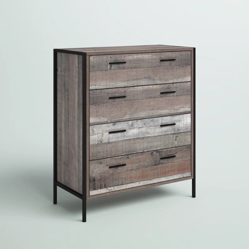 Steelside™ Shelby 33'' W 4 - Drawer Dresser