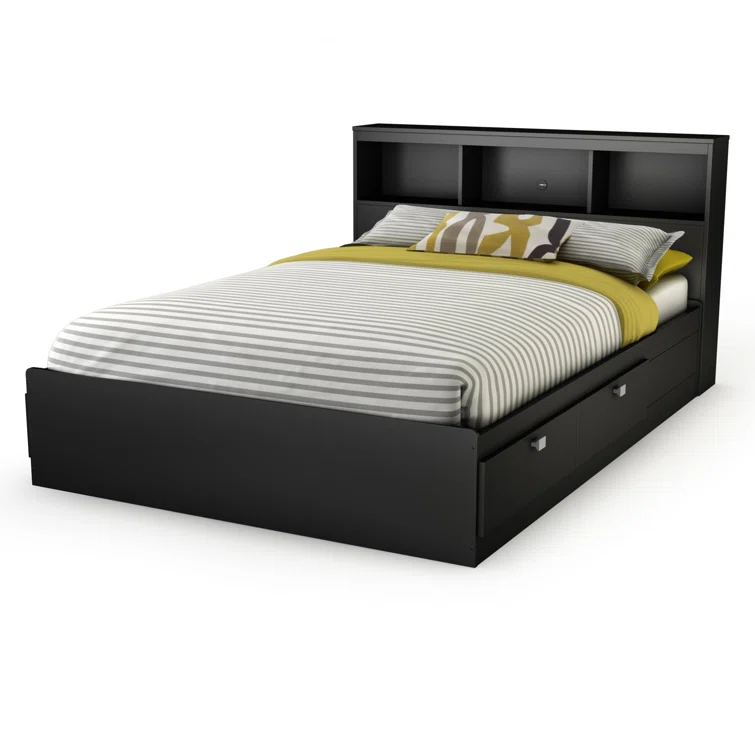 South Shore Spark Twin Drawers Sleigh Bed