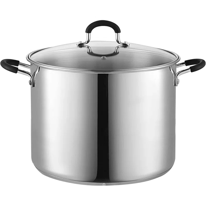 Cook N Home Professional Stainless Steel Stockpot with Lid