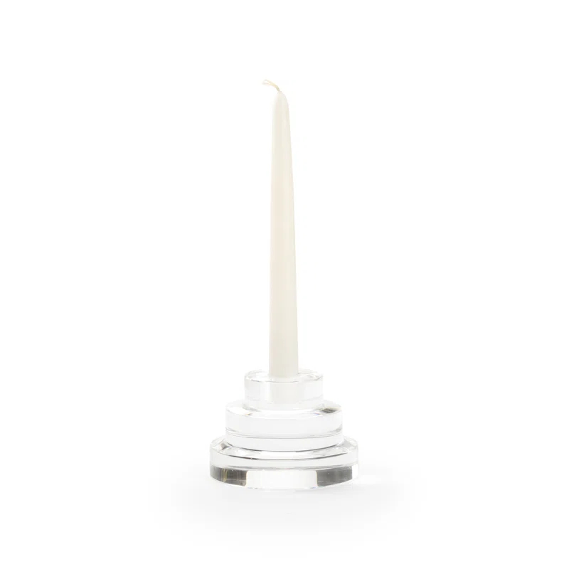 3.3'' H Crystal Tabletop Candlestick
