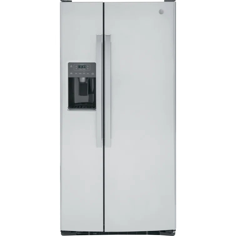 GE Appliances GE 33" Side By Side 23 cu. ft. Refrigerator GSS23GYPFS