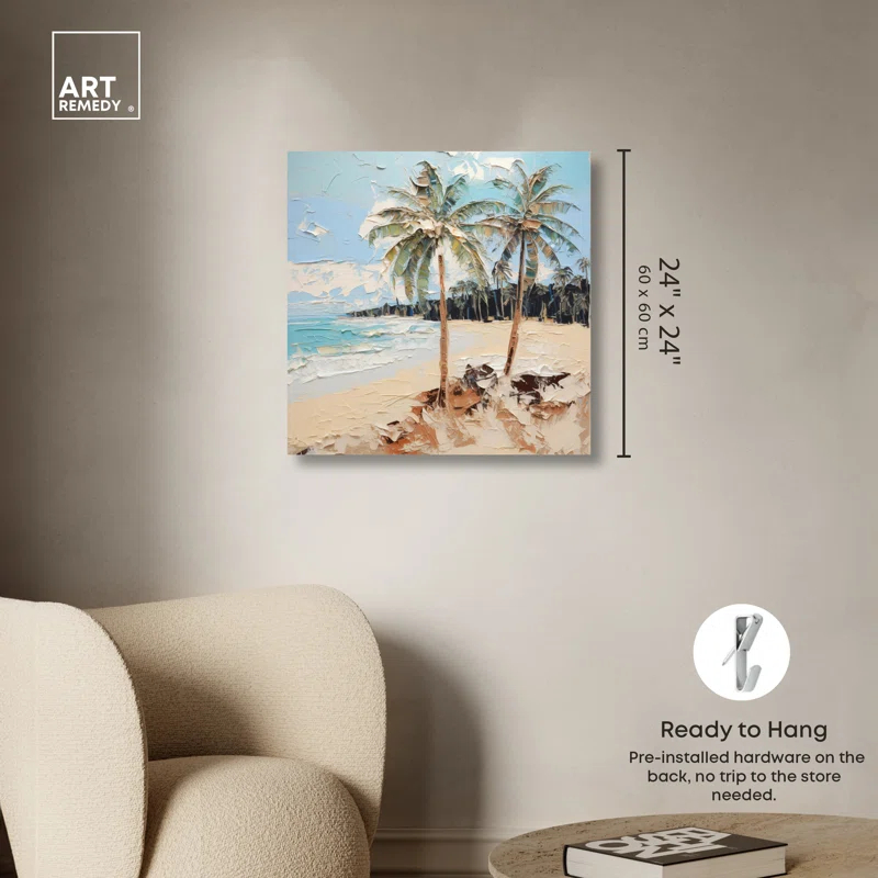 Art Remedy Beach Paradise Coastal Wall Art by Art Remedy