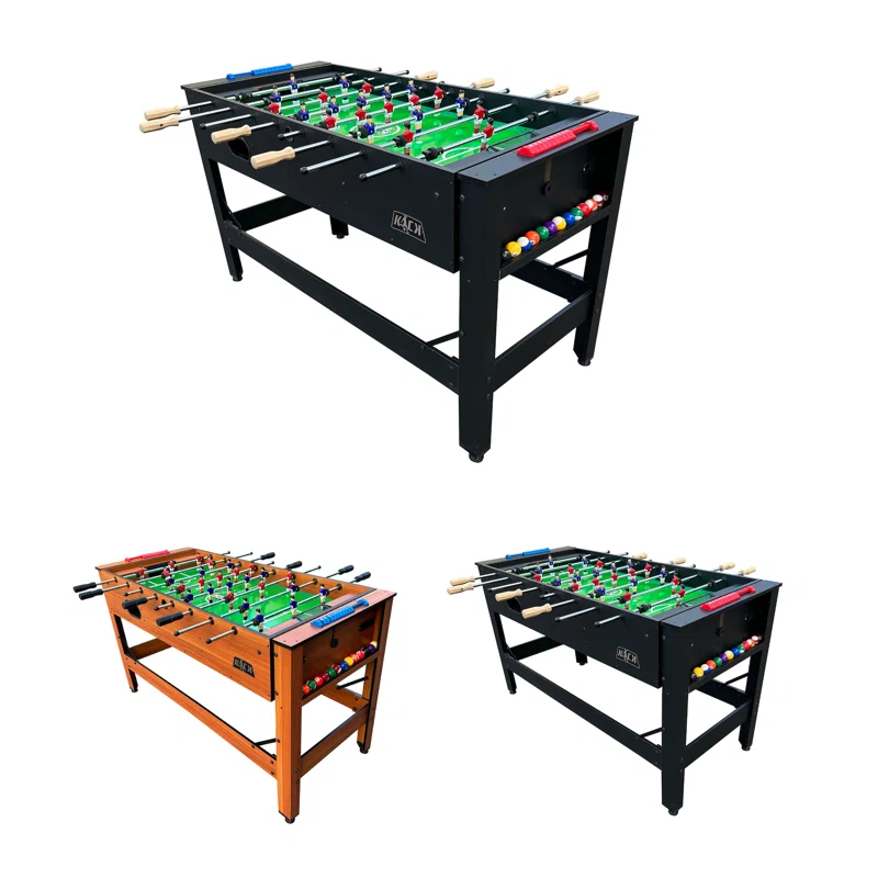 KICK Foosball Tables KICK Twain 48" 2-in-1 Swivel Multi Game Table - Billiards & Foosball-Home & Game Room Entertainment