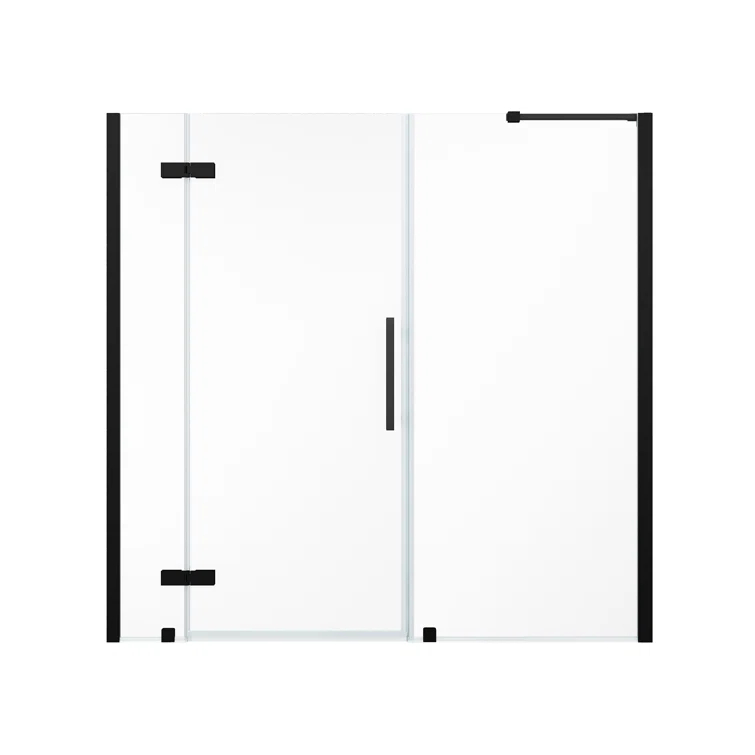 Ove Decors Endless Tampa 73" W x 72" H Alcove Frameless Shower Kit, Door, 2 Panel TA1460400