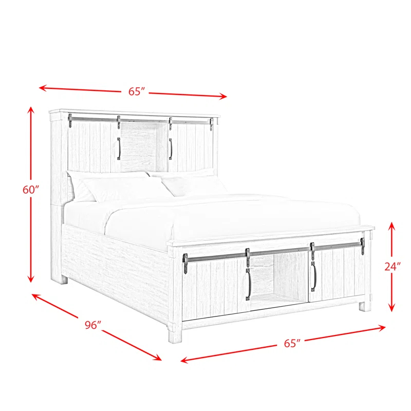 Picket House Furnishings Picket House Furnishings Jack Queen Platform Storage Bed