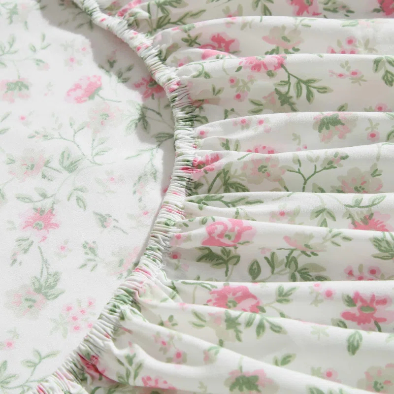 Laura Ashley Printed Cotton Percale Sheet Set