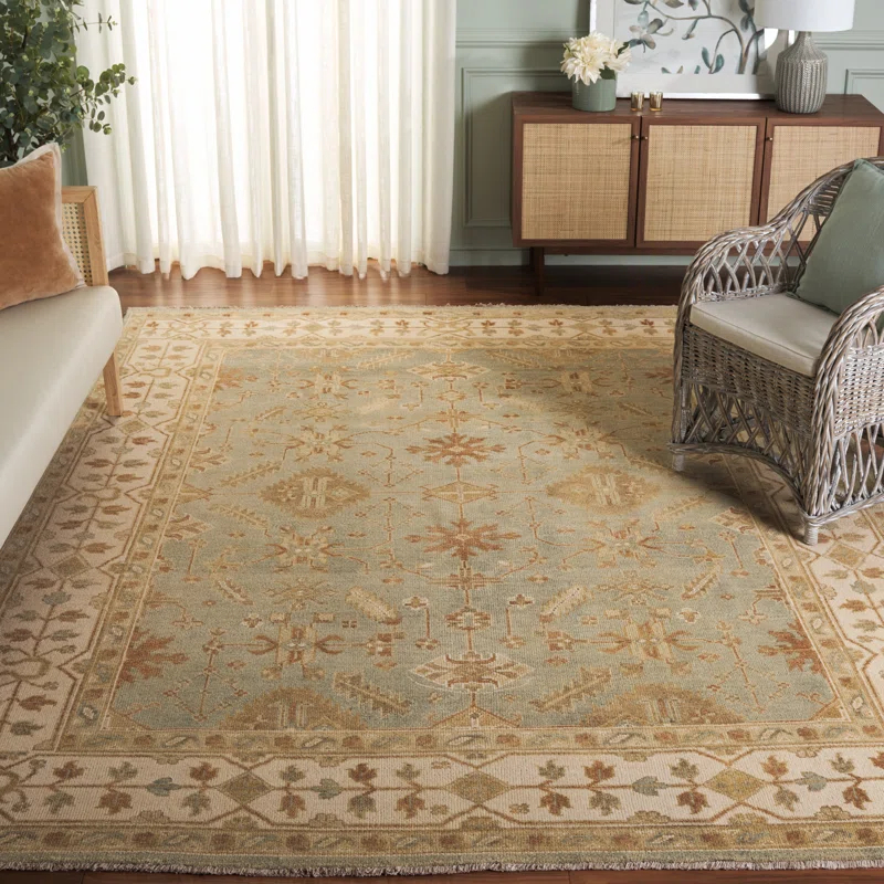 Safavieh Oushak Hand Knotted Wool Oriental Rug