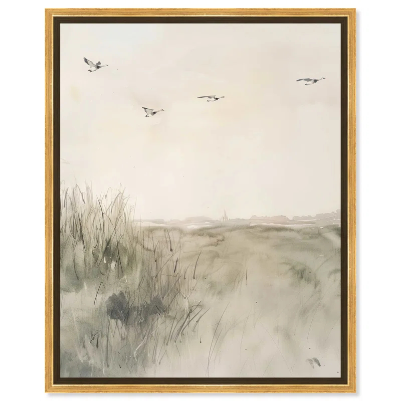 Art Remedy Gaviotas Canvas Boho Minimalist Abstract Wall Art by Art Remedy