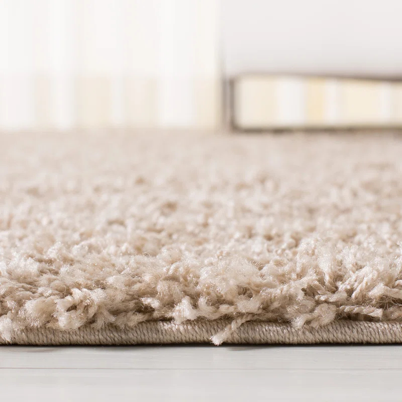 Gracie Oaks Atwell Sga-Athens Shag Performance Solid Color Rug