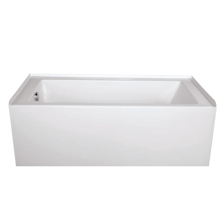 Hydro Systems Sydney 60'' x 32'' Alcove / Tile In Whirlpool Acrylic Bathtub SYD6032AWP-BON-RH-WOV.WHI