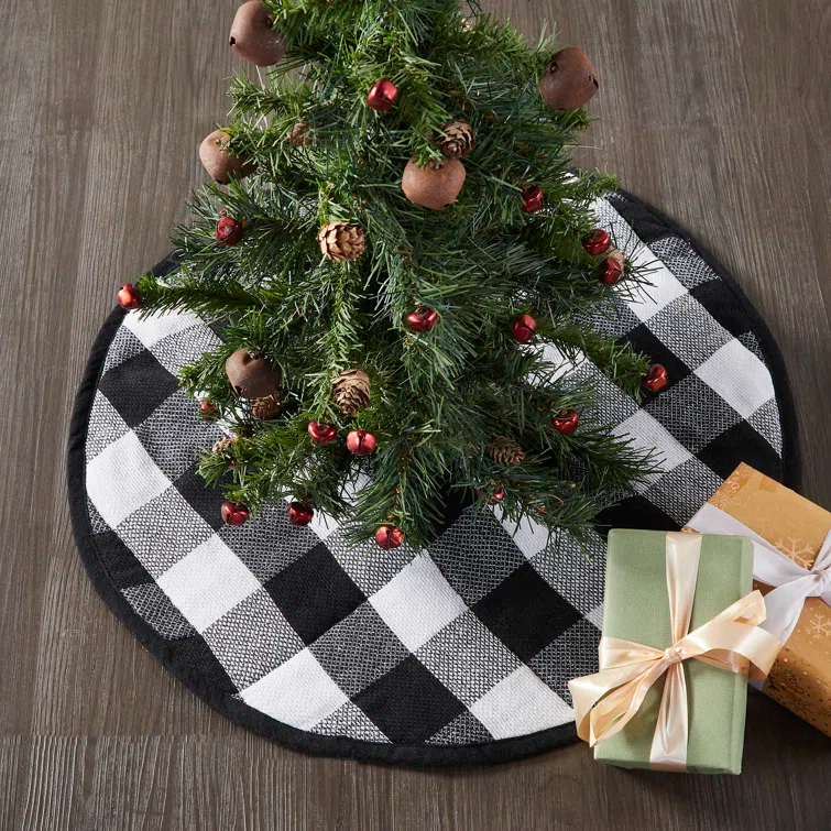 VHC Brands Annie Buffalo Check Cotton Tree Skirt