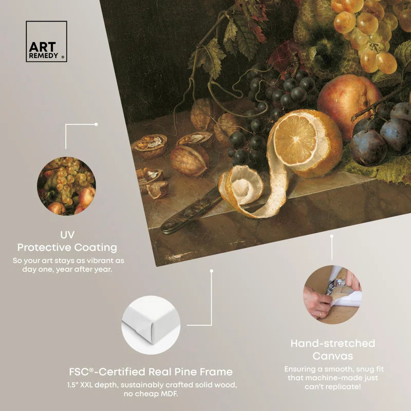 Art Remedy Still Life Canvas Vintage Kitchen Wall Art by Art Remedy