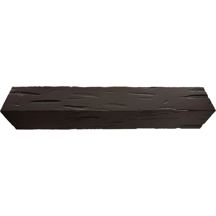 Ekena Millwork Pecky Cypress Endurathane Faux Wood 3-Sided Ceiling Beam (U-beam)