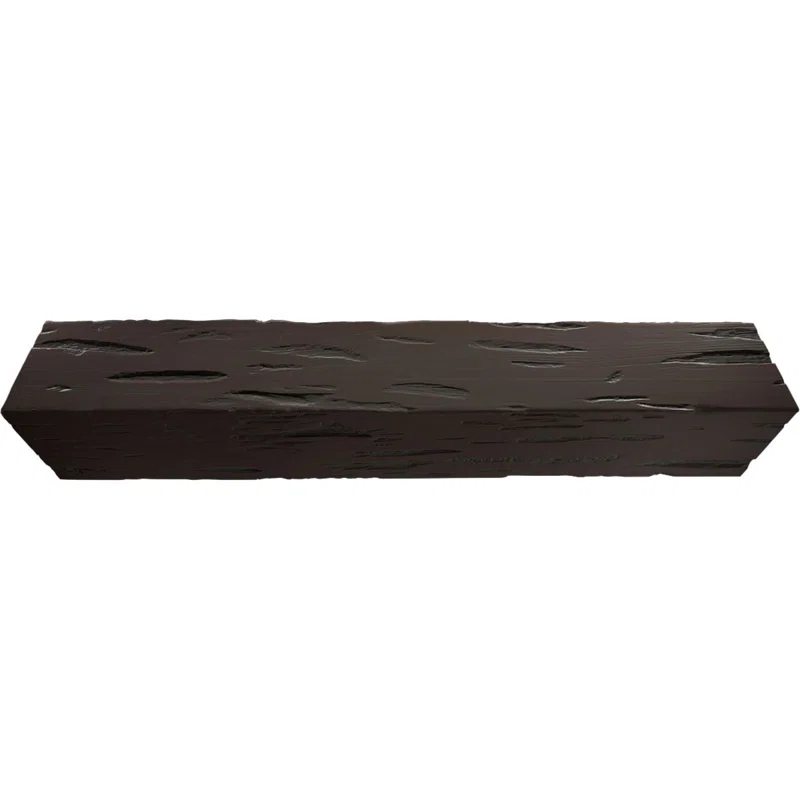 Ekena Millwork Pecky Cypress Endurathane Faux Wood 3-Sided Ceiling Beam (U-beam)