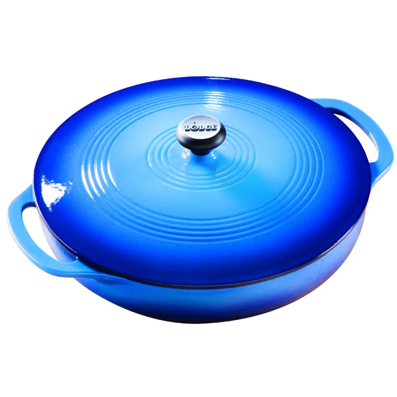 Lodge 3.6 Quart Enameled Cast Iron Casserole