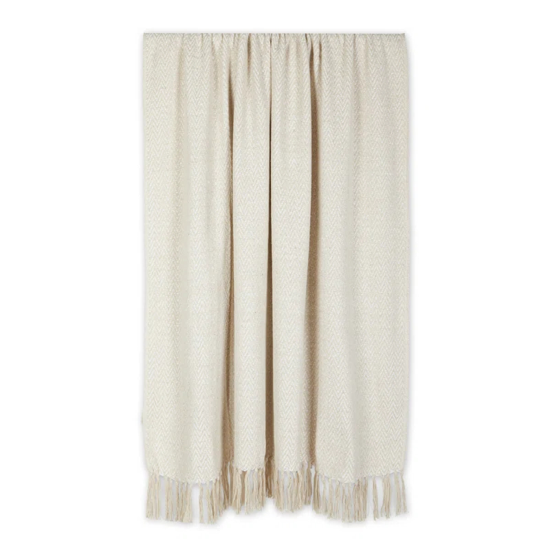 Design Imports Hand Woven Throw Blanket