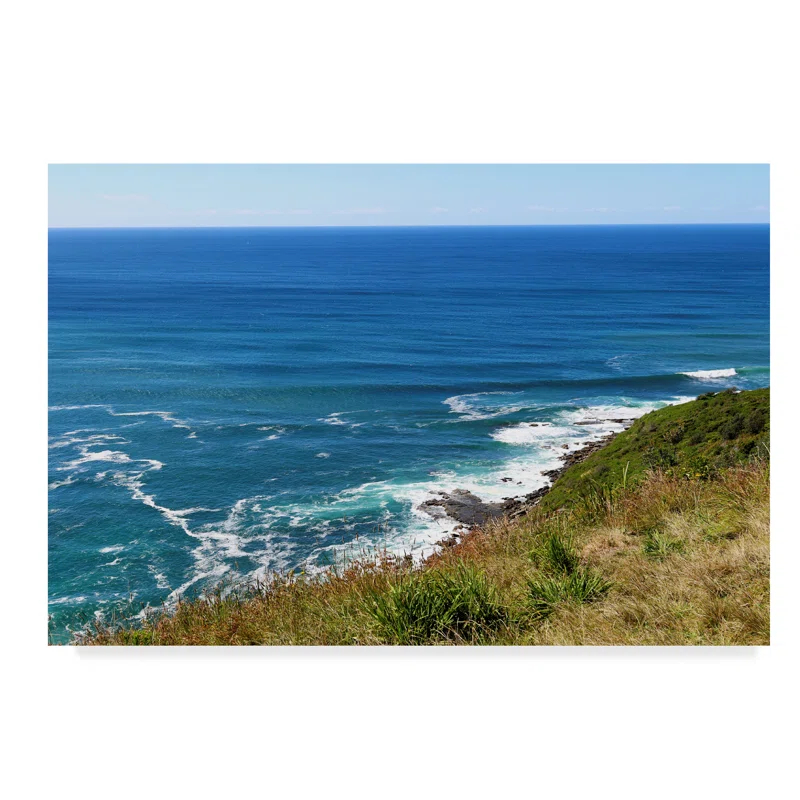 Trademark Fine Art Incredi " Blue Waves Ocean " by Incredi